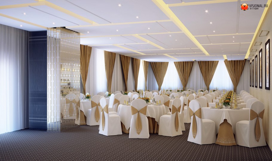 Банкетный зал интерьер