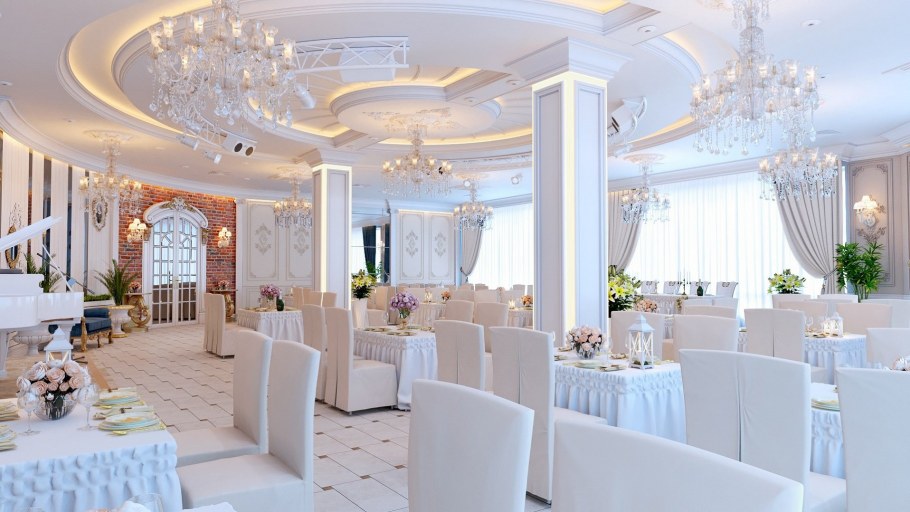 Кафе интерьер банкетный зал