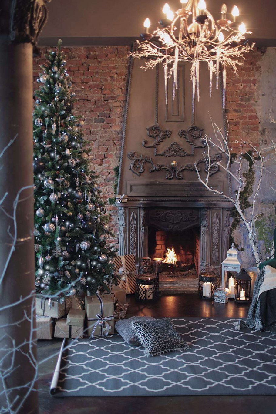 Фотостудия с камином