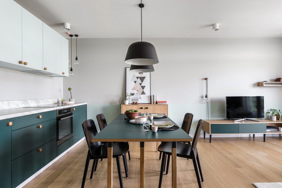 Скандинавский стиль квартиры 70 кв.м