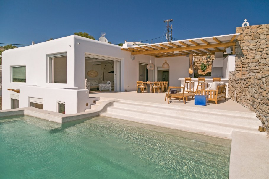 Миконос вилла с террасой