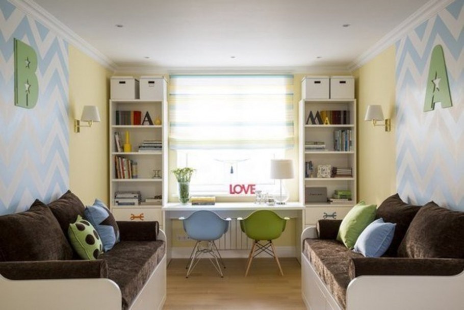 Рабочая зона для двух детей