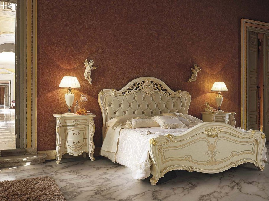Спальня Regina Beige итальянская мебель фабрики mobil piu