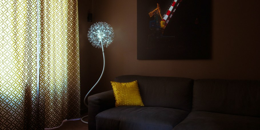 Напольные светильники в интерьере