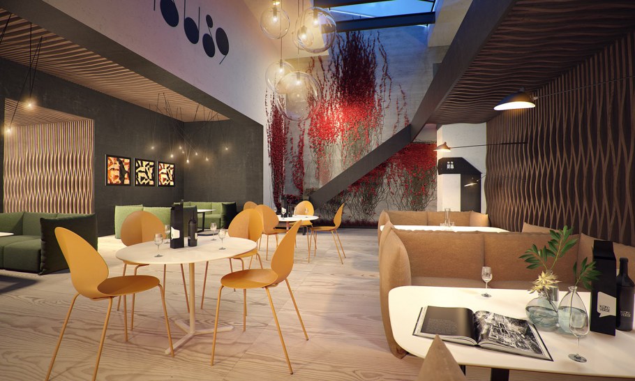 Кафе в современном стиле