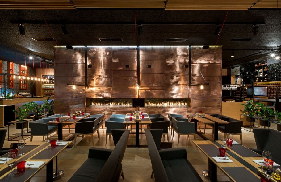 Интерьер ресторана в современном стиле