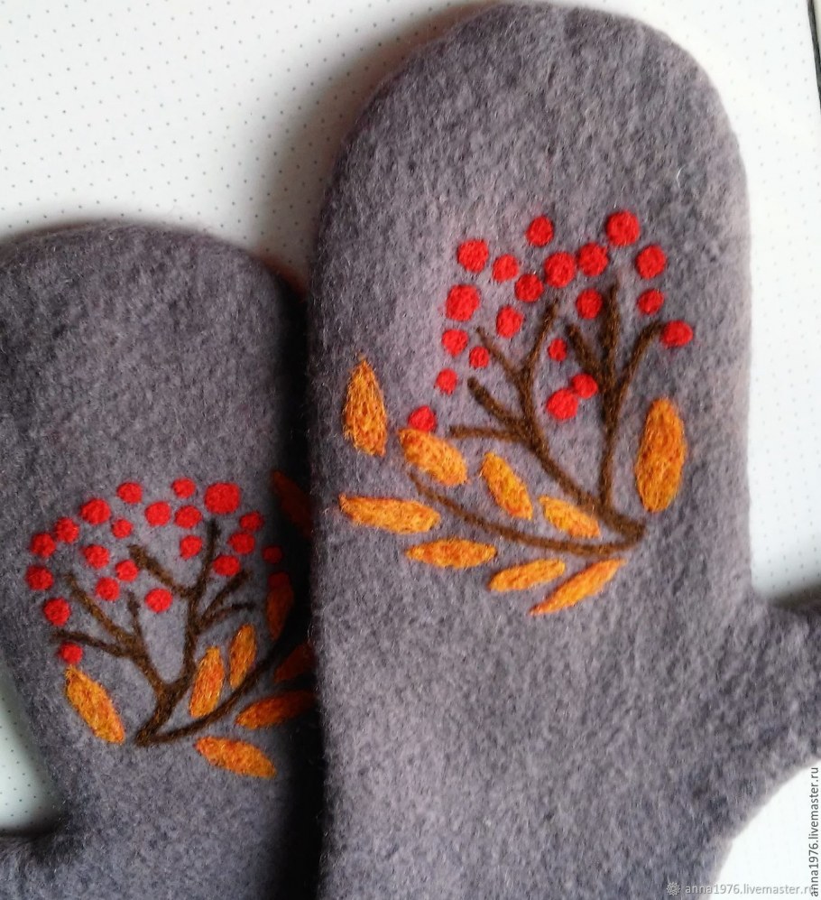 Валяние рукавичек