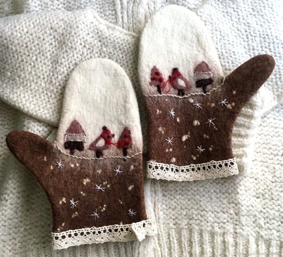 Ярмарка Мастеров варежки