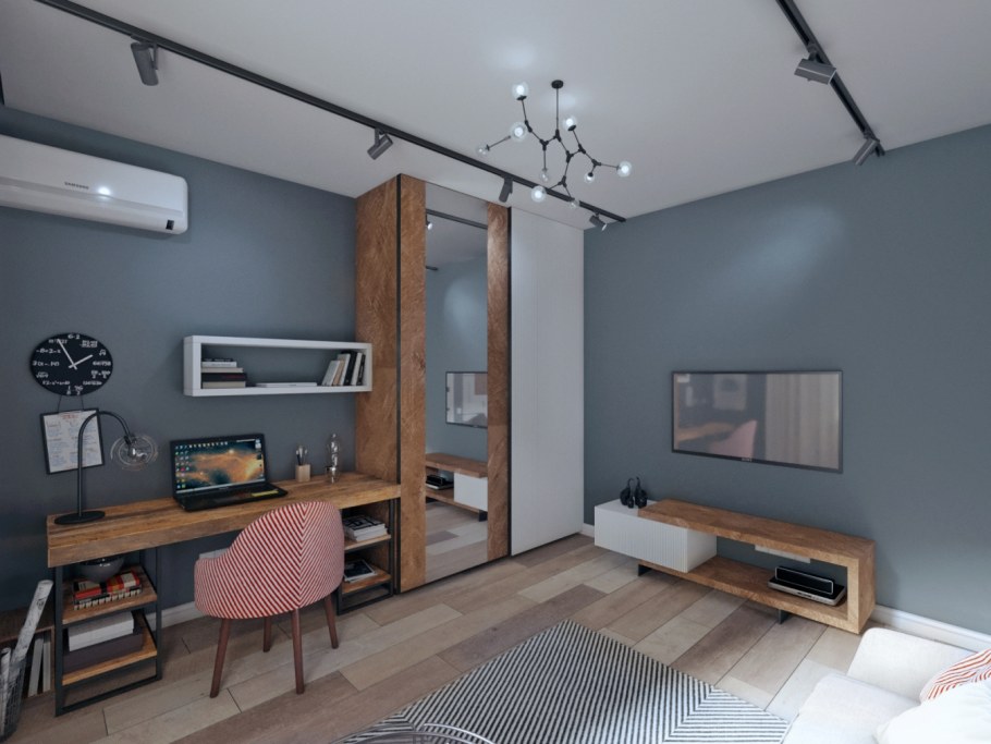 Интерьер комнаты для молодого человека