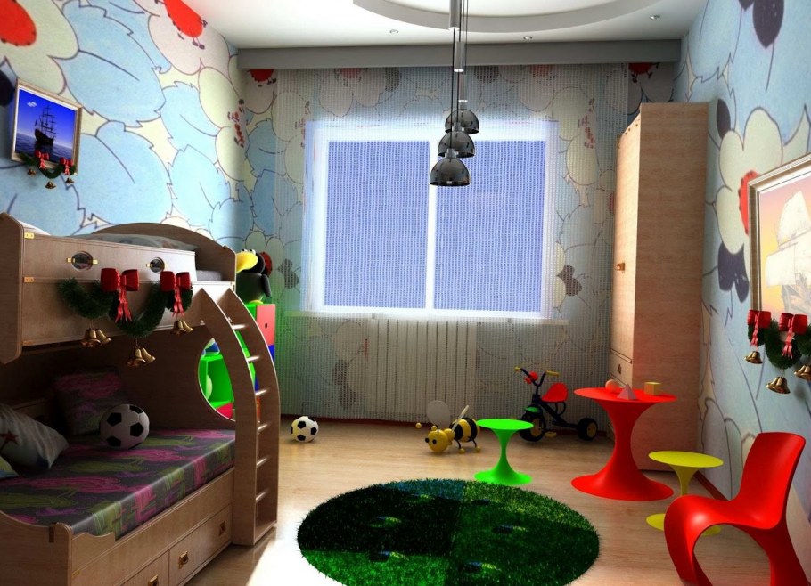 Сказочный интерьер детской комнаты