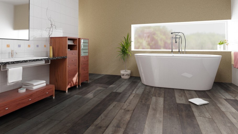 Кварц-виниловый ламинат Vinilam ceramo 5мм 61603 бетонная смесь