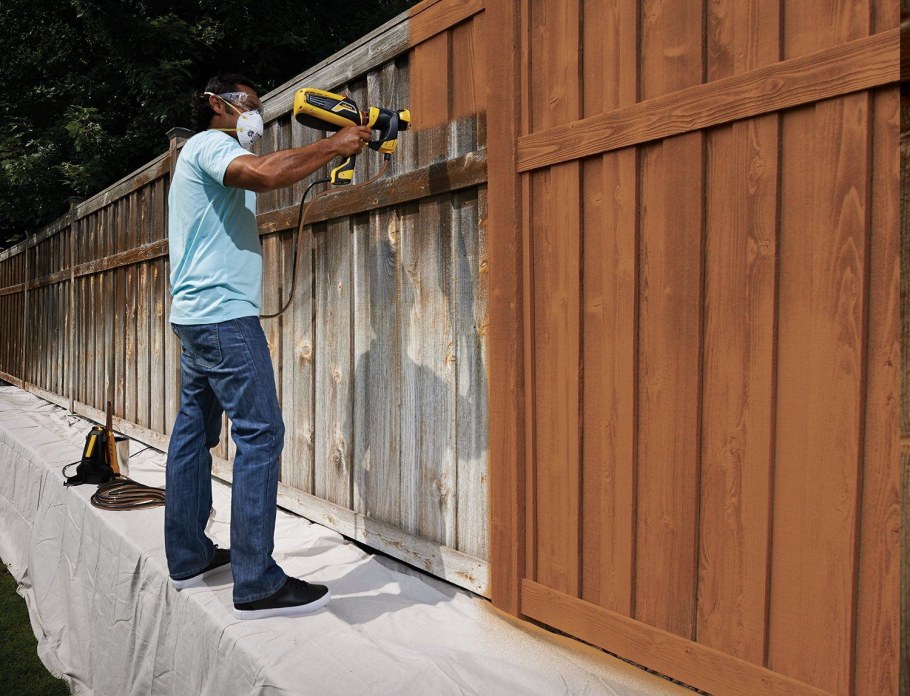 Морилка для забора