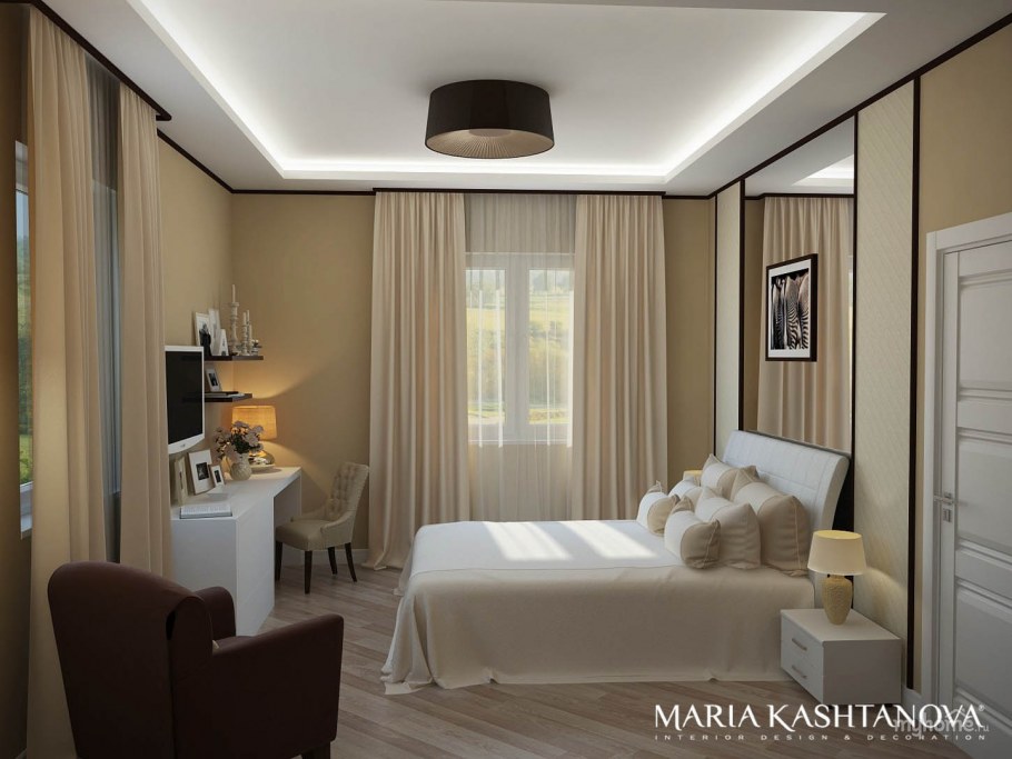 Спальня в стиле Шанель