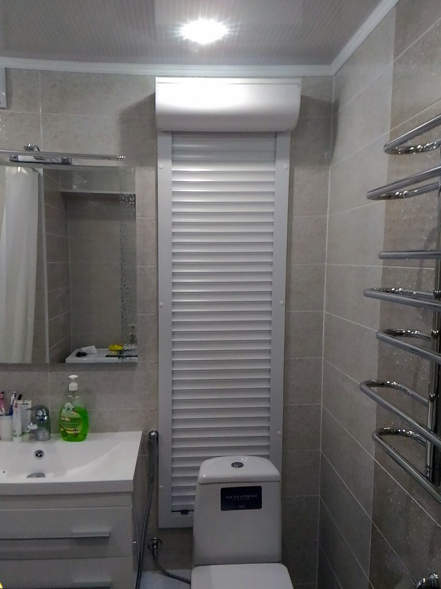 Рольставни в ванную комнату