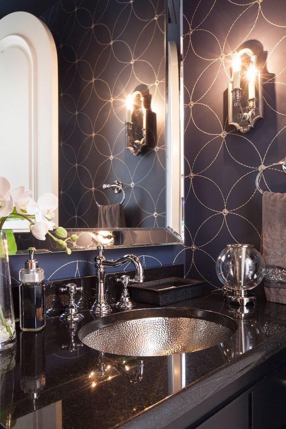 Ванная комната в ГЛАМУРНОМ стиле