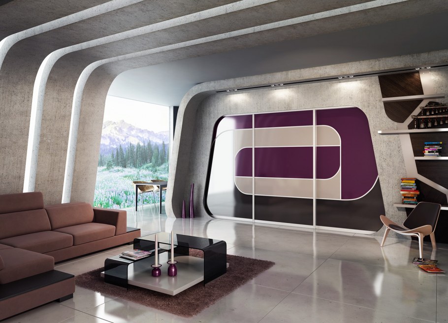 Футуристический интерьер квартиры