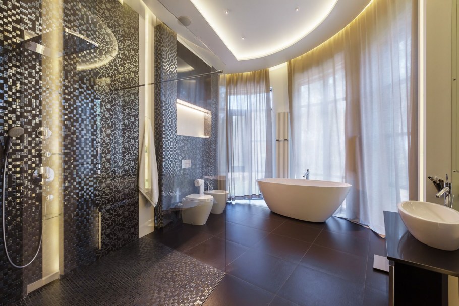 Ванная в стиле лакшери