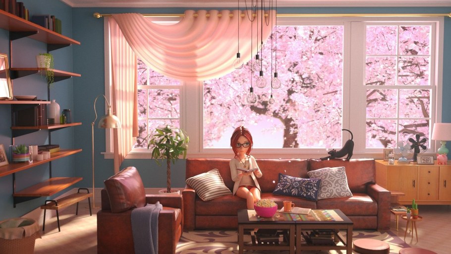 Фон комната девушки