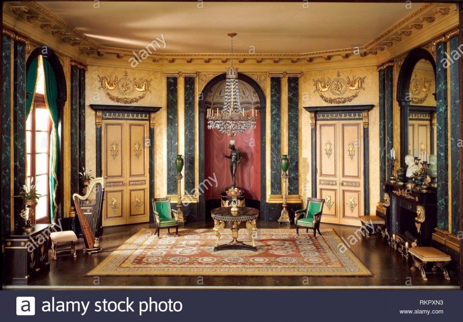 Наполеоновский Ампир интерьер
