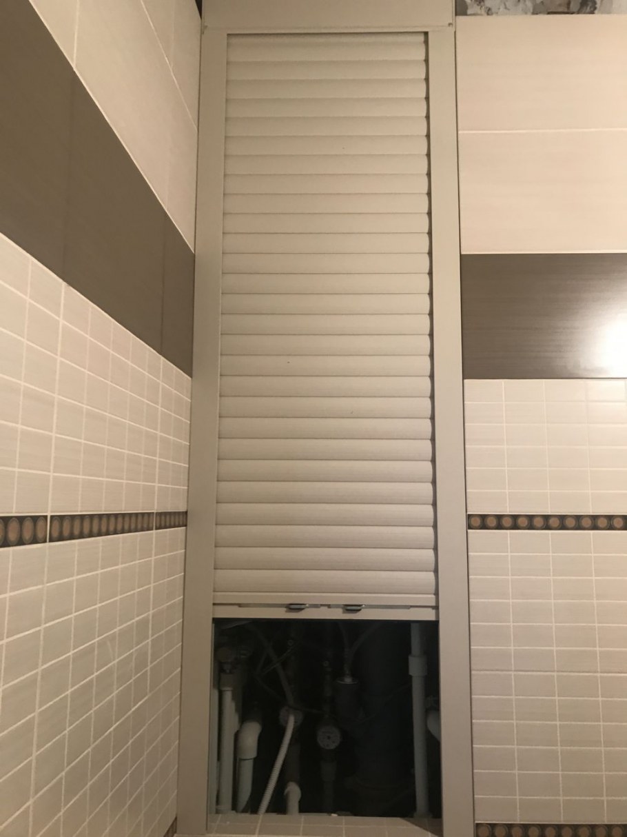 Узкие рольставни в санузел