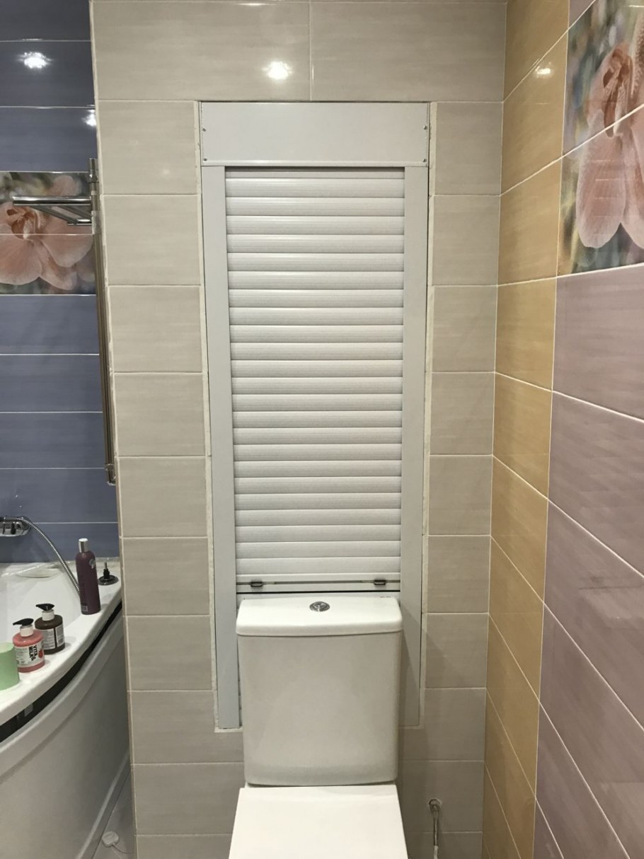 Плитка для туалета рольставни