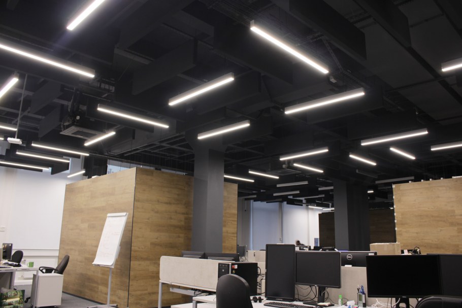 Подсветка коммерческого помещения