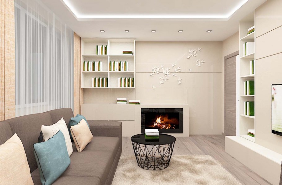 Гостиная 70 кв.м дизайн