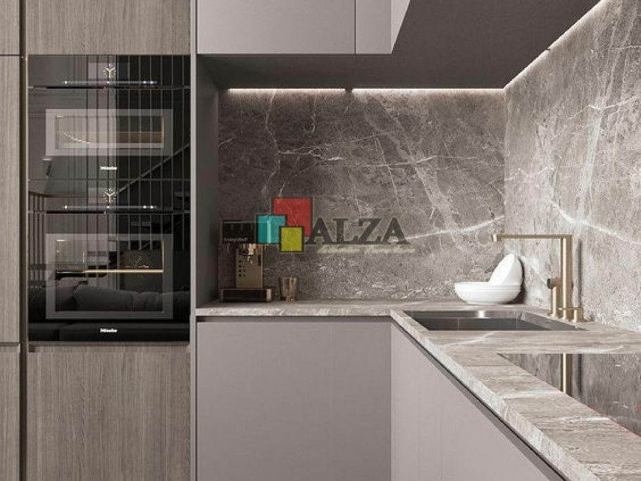 Плитка под мрамор на фартук