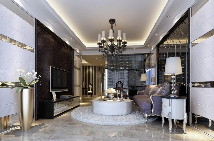 Зал в стиле Ампир