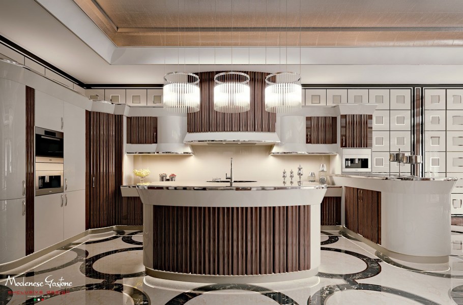 Ванна в золотом стиле