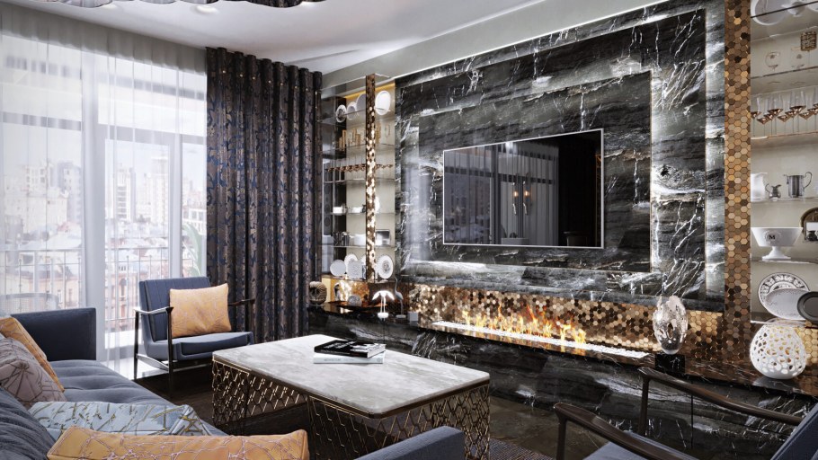 Казино интерьер бар