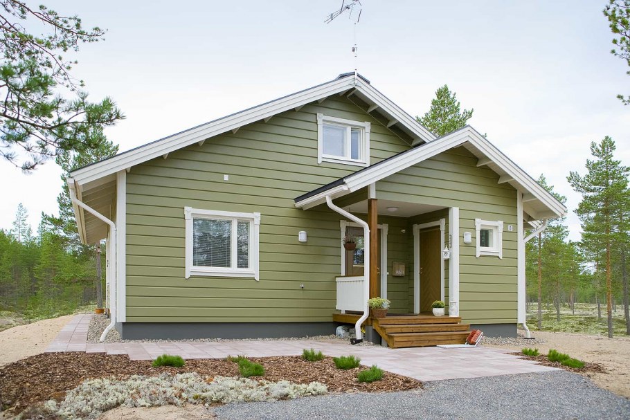 Расцветки финских домов