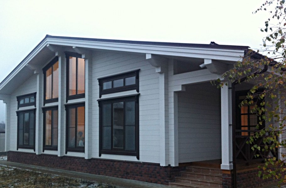 Отделка фасада в финском стиле