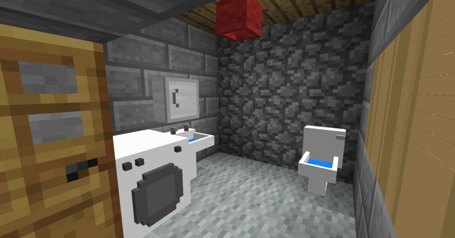 Мебель в МАЙНКРАФТЕ без модов кухня