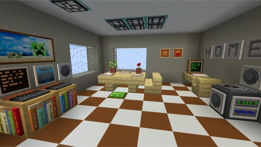Музыкальная комната в МАЙНКРАФТЕ