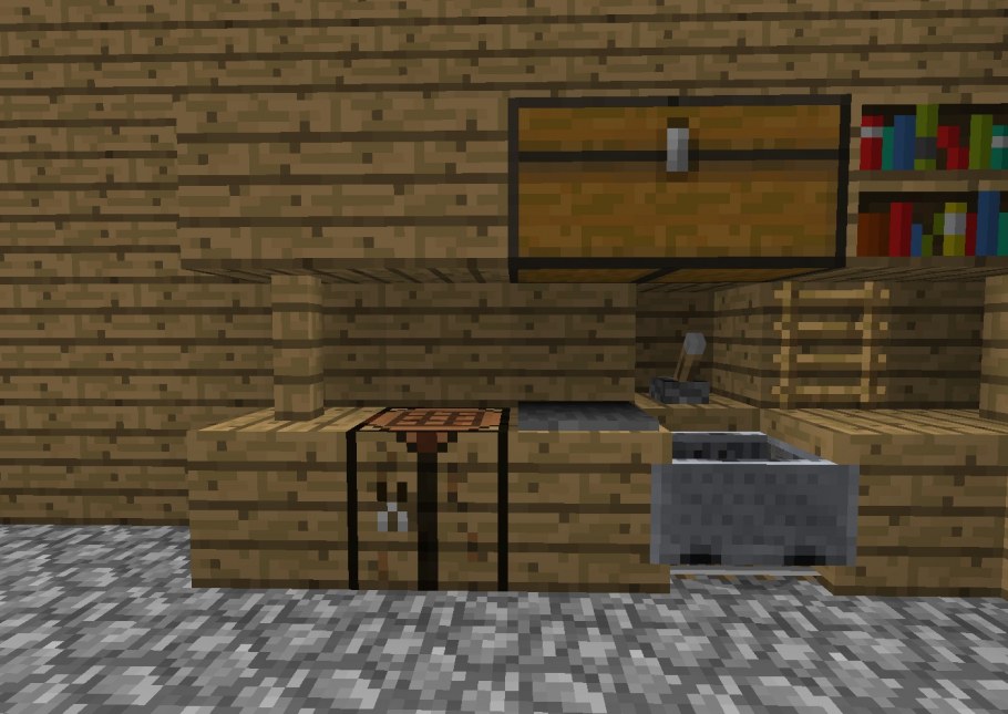 Мини кухня в МАЙНКРАФТЕ без модов