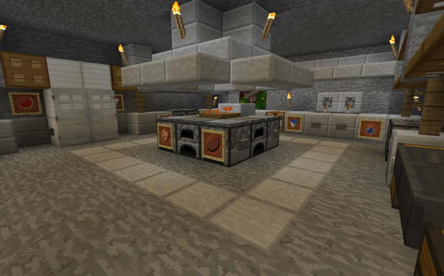 Кухня в МАЙНКРАФТЕ 1.12.1