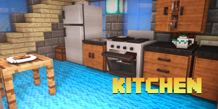 Мебель в МАЙНКРАФТЕ кухня