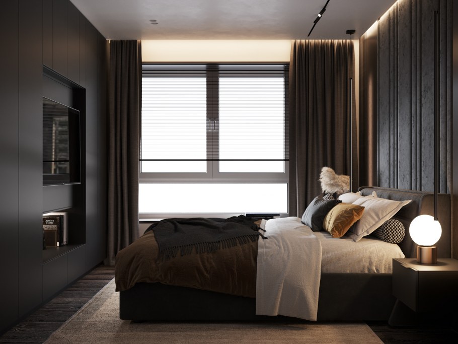 Темная спальня