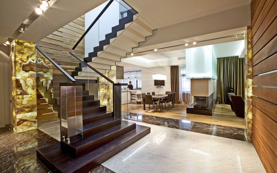 Внутренний интерьер коттеджей