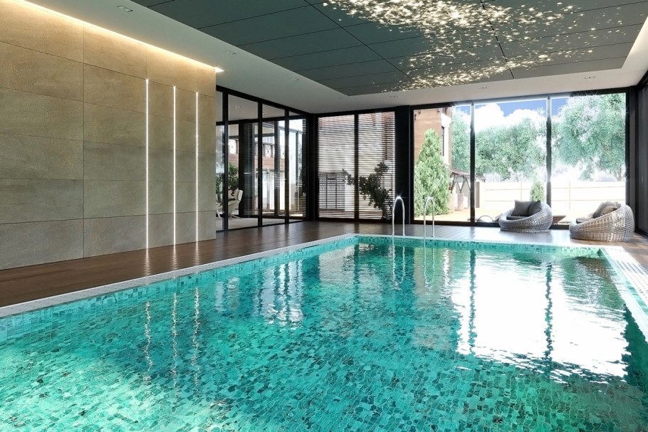 Красивые интерьеры бассейнов