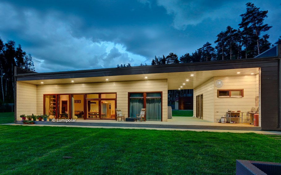 Одноэтажный дом с плоской крышей проекты флэт Хаус