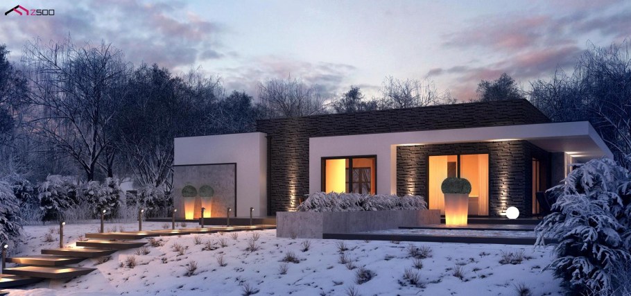 Проект с плоской крышей z500