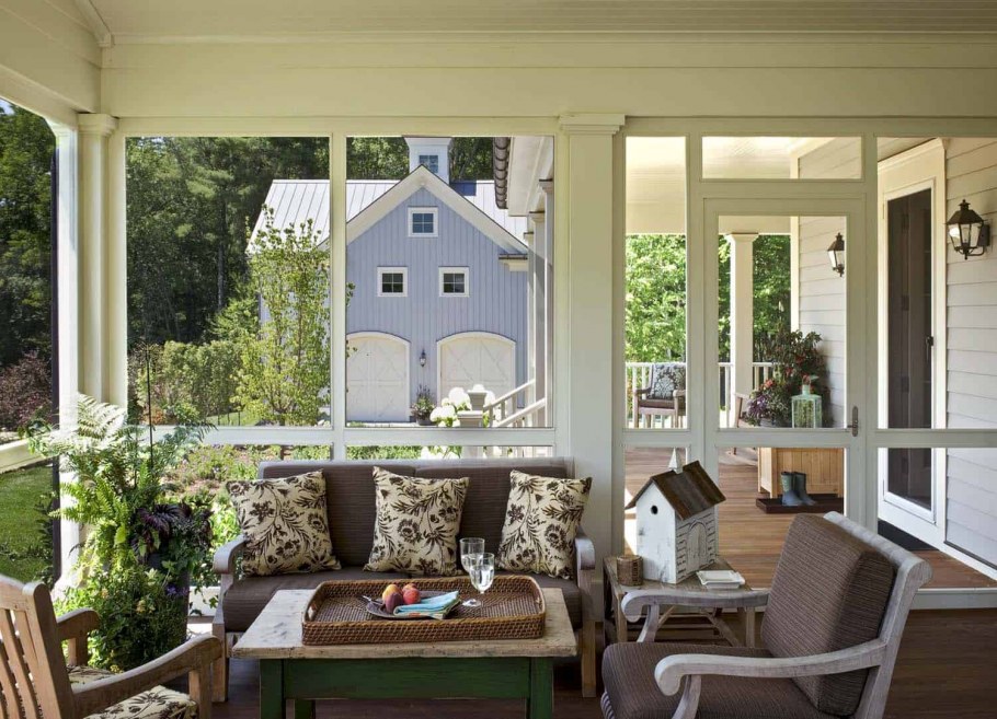 Веранда в американском стиле