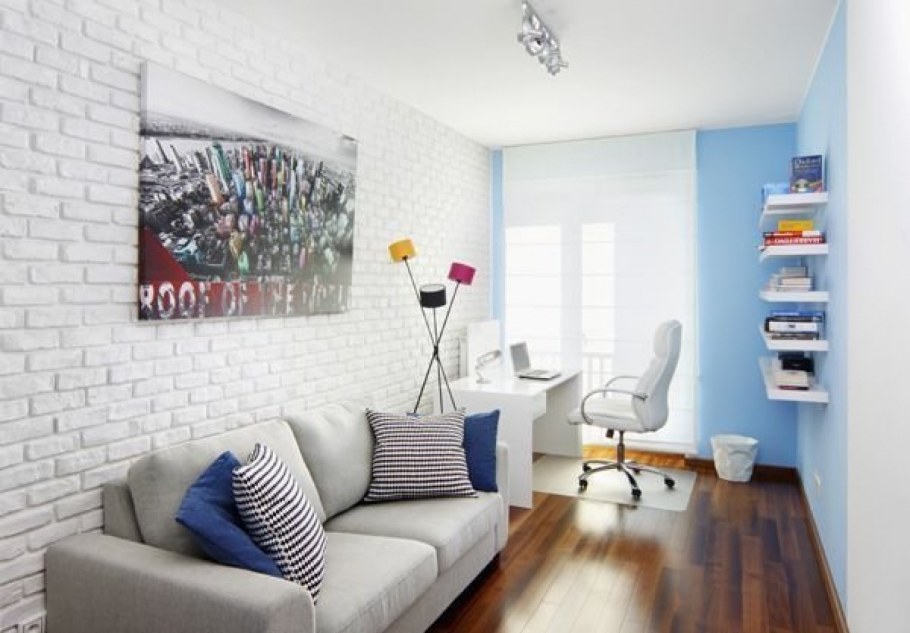 Горизонтальные полосы в интерьере