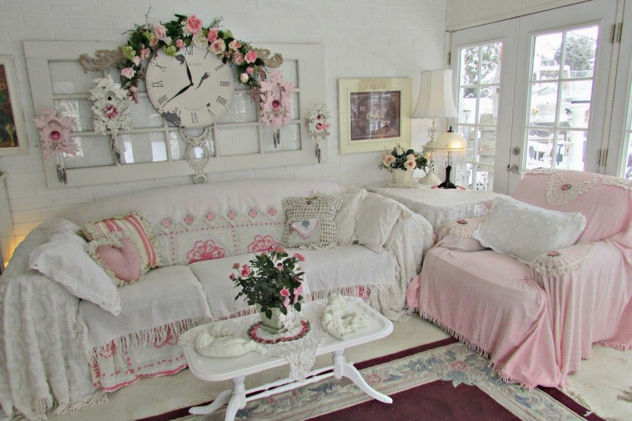 Декор спальни шебби Шик