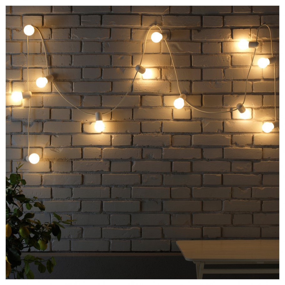 Гирлянда СТРОЛА 12 светодиодов икеа