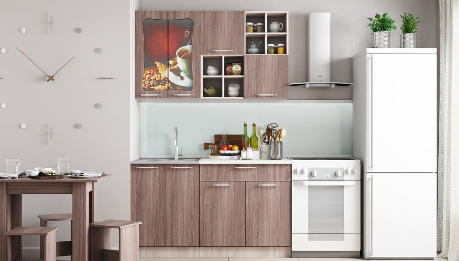 Кухонный гарнитур Легенда ясень шимо