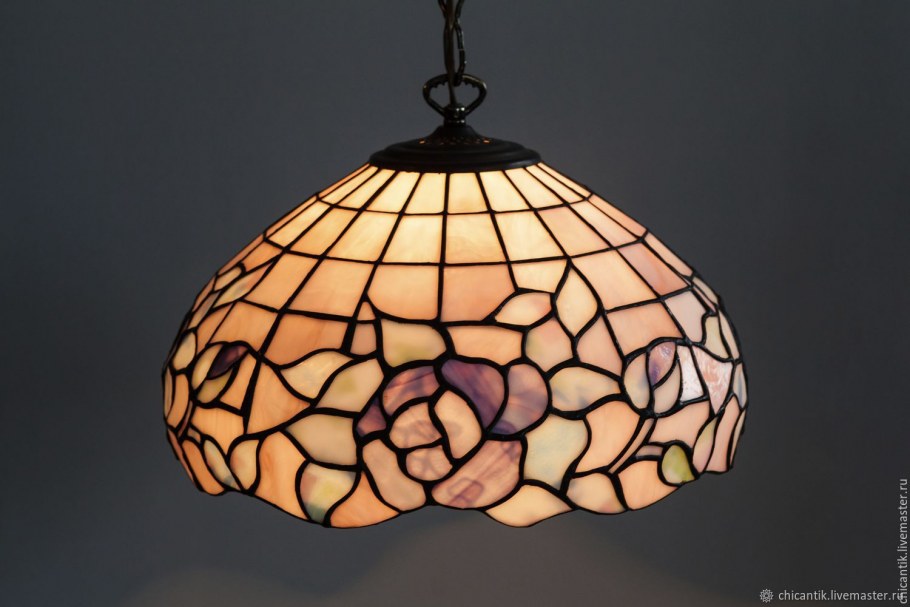 Люстра Тиффани пятиплафонная