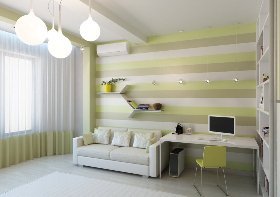 Бежевая комната для девочки